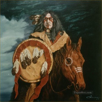 American Indian Portrait Oil Paintings